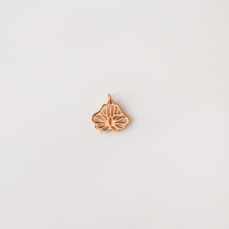 SWEET PEA APRIL BIRTHFLOWER PENDANT